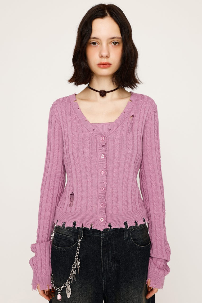 nirinsyuです＊ SLY | V／N CRASH 2P トップス (ニット ) |SHEL'TTER WEBSTORE