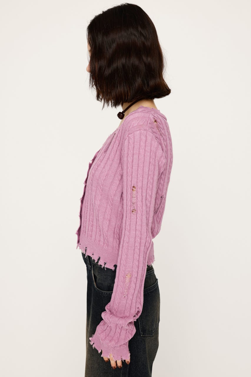 ニット セーター V/N CRASH 2P TOPS ブイネック クラッシュ ツーピー トップス 秋服 レディース SLY ニット セーター V/N CRASH 2P TOPS ブイネック クラッシュ