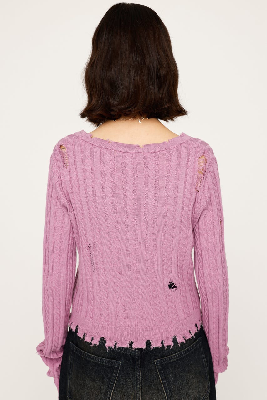 SLY | V／N CRASH 2P トップス (ニット ) |SHEL'TTER WEBSTORE