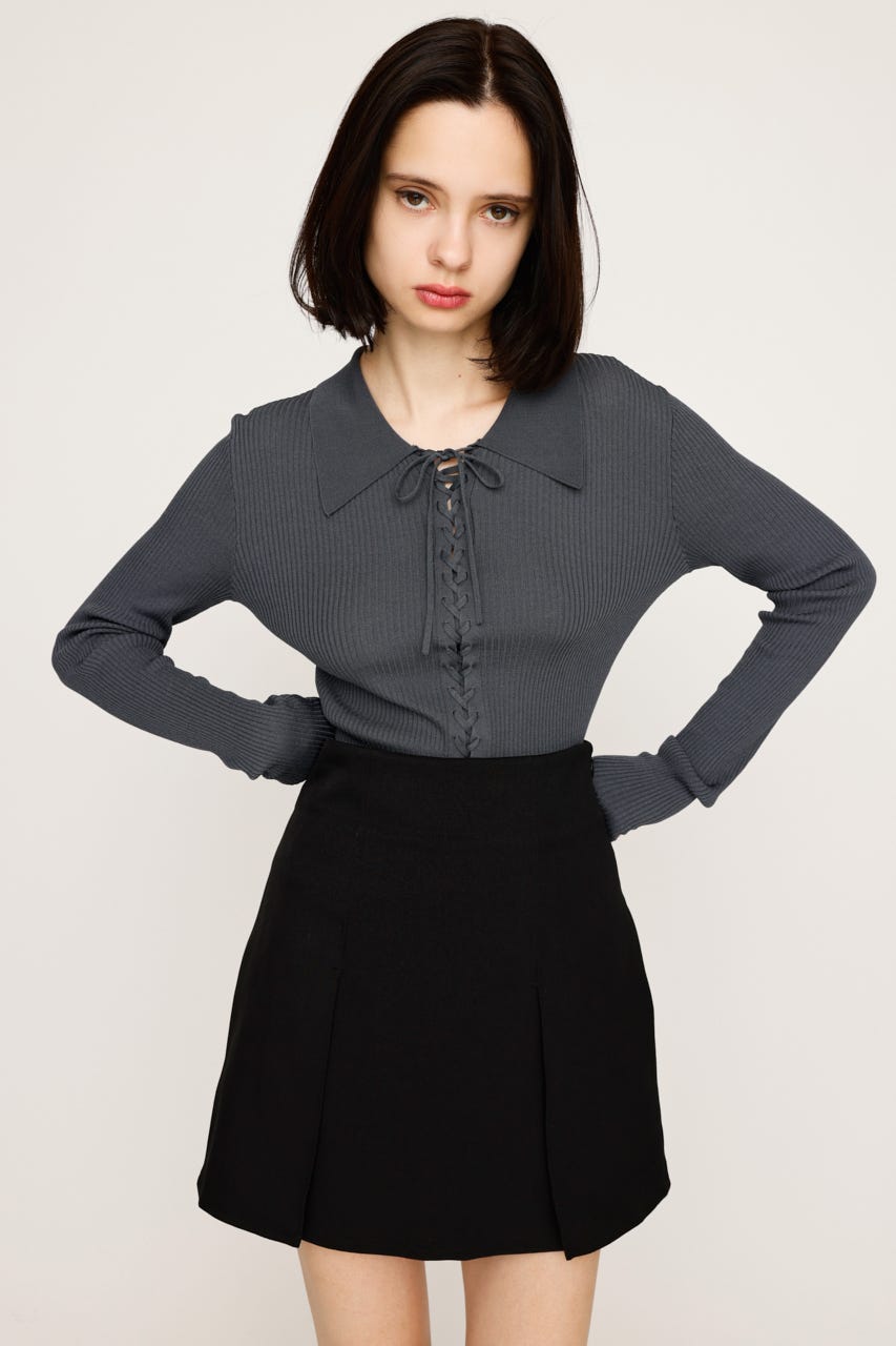 SLY | LACE UP H／G トップス (ニット ) |SHEL'TTER WEBSTORE