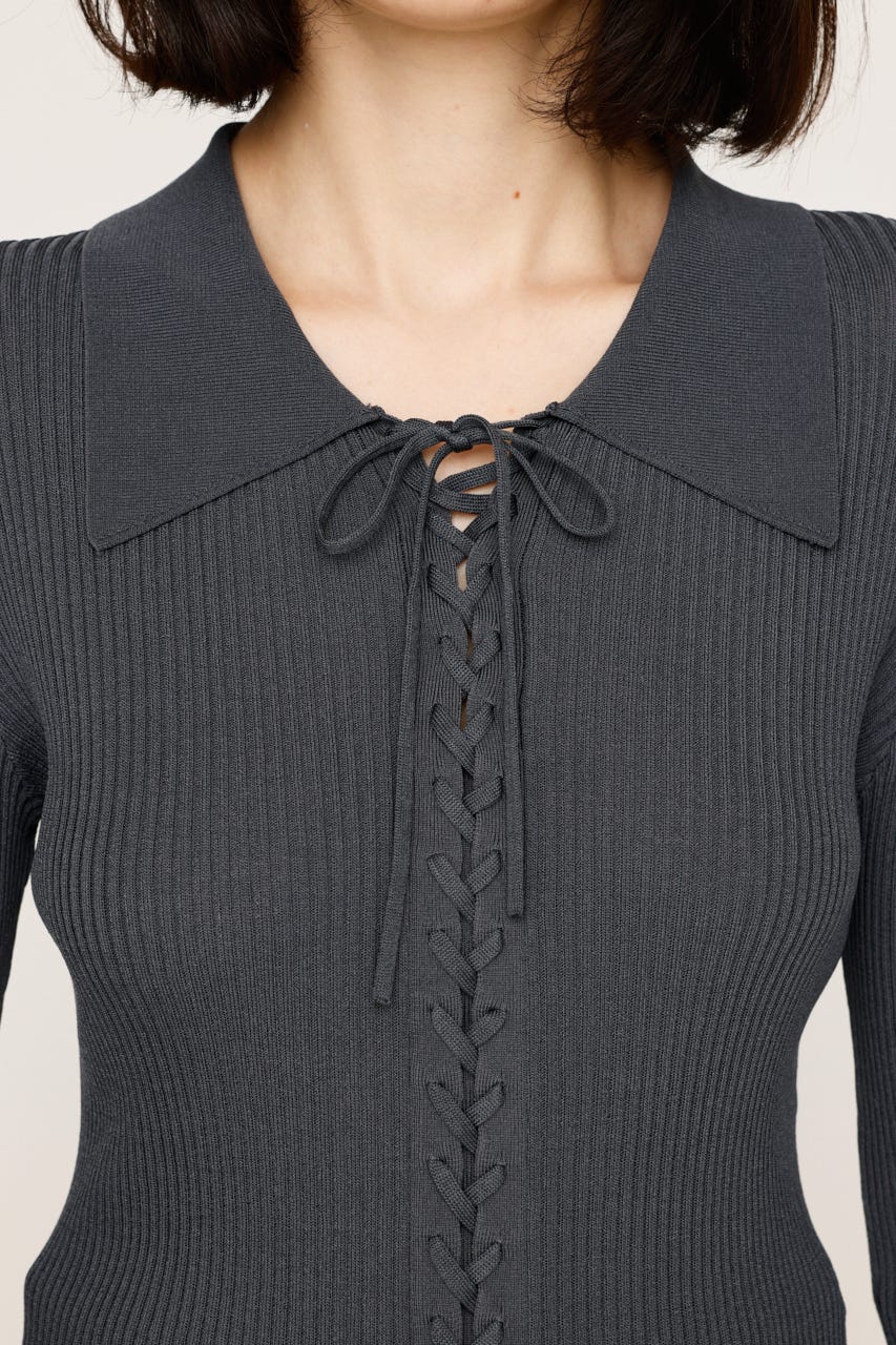 SLY | LACE UP H／G トップス (ニット ) |SHEL'TTER WEBSTORE