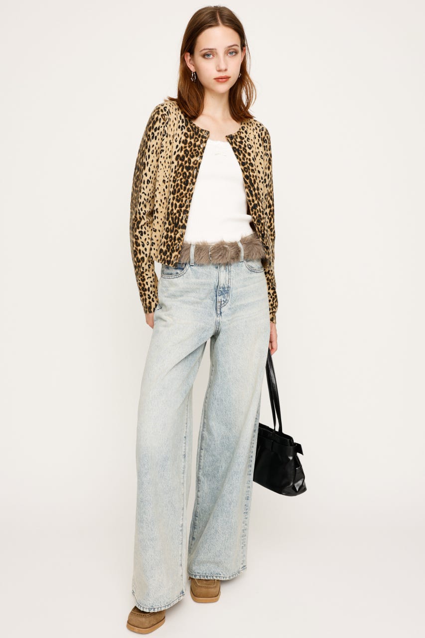 SLY | COMPACT LEOPARD カーディガン (カーディガン ) |SHEL