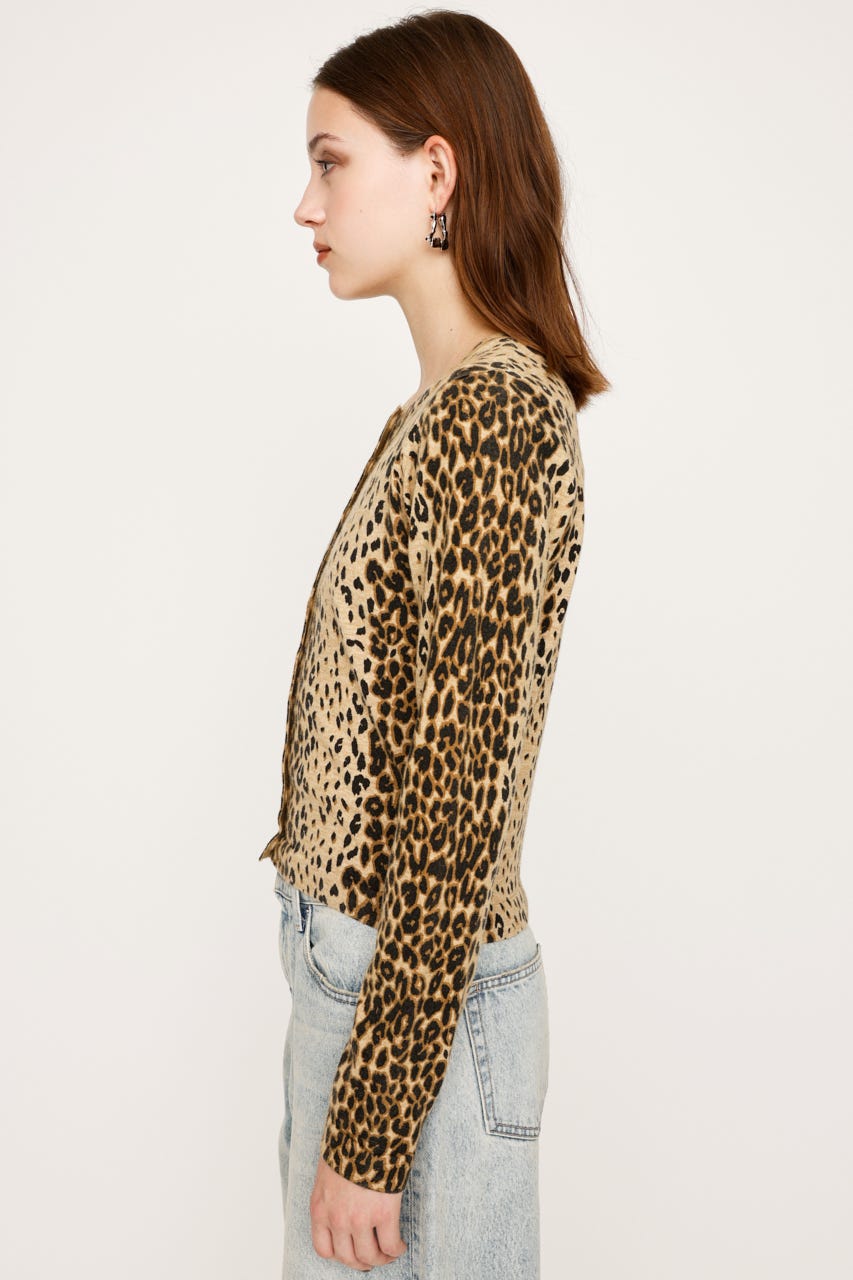 SLY | COMPACT LEOPARD カーディガン (カーディガン ) |SHEL