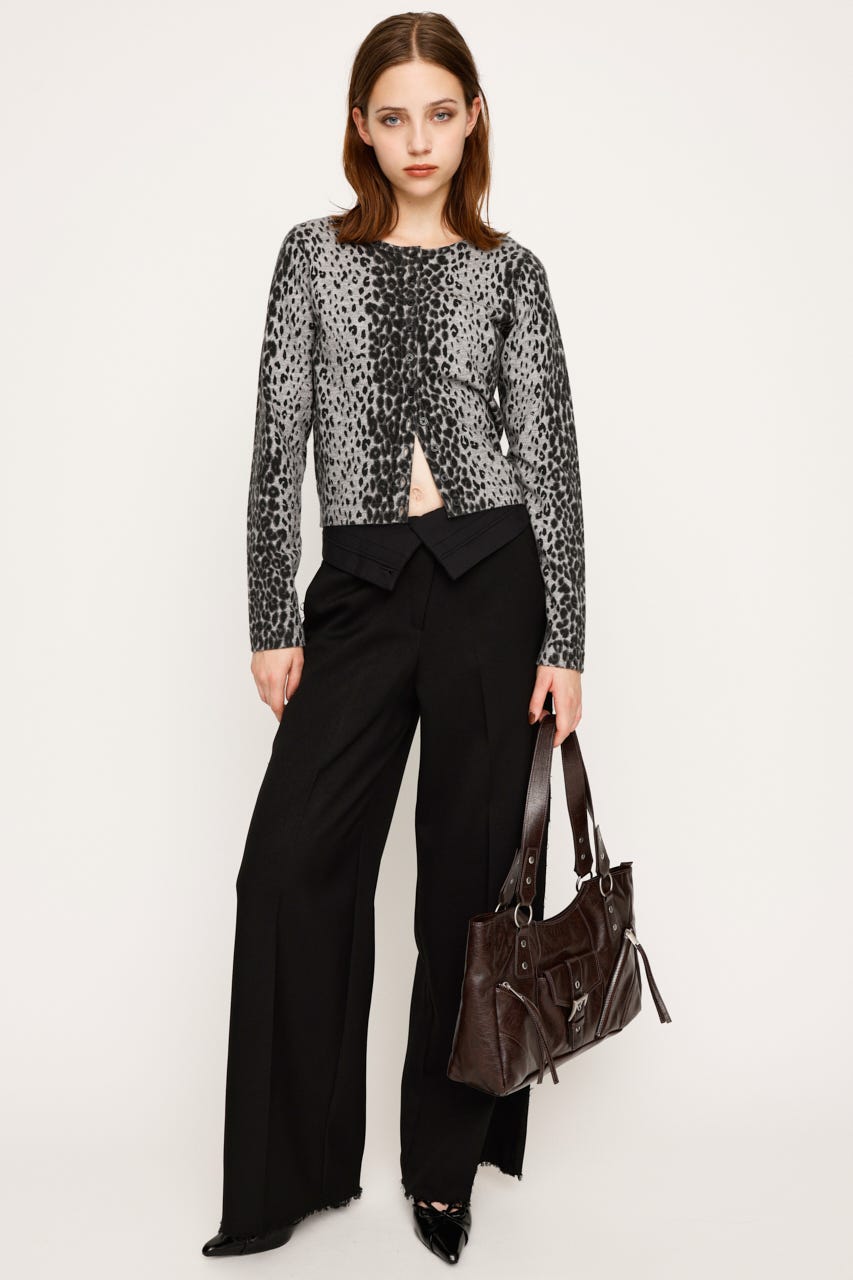 SLY | COMPACT LEOPARD カーディガン (カーディガン ) |SHEL