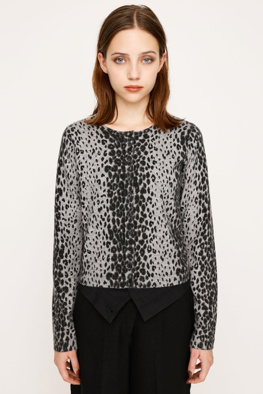 SLY | COMPACT LEOPARD カーディガン (カーディガン ) |SHEL