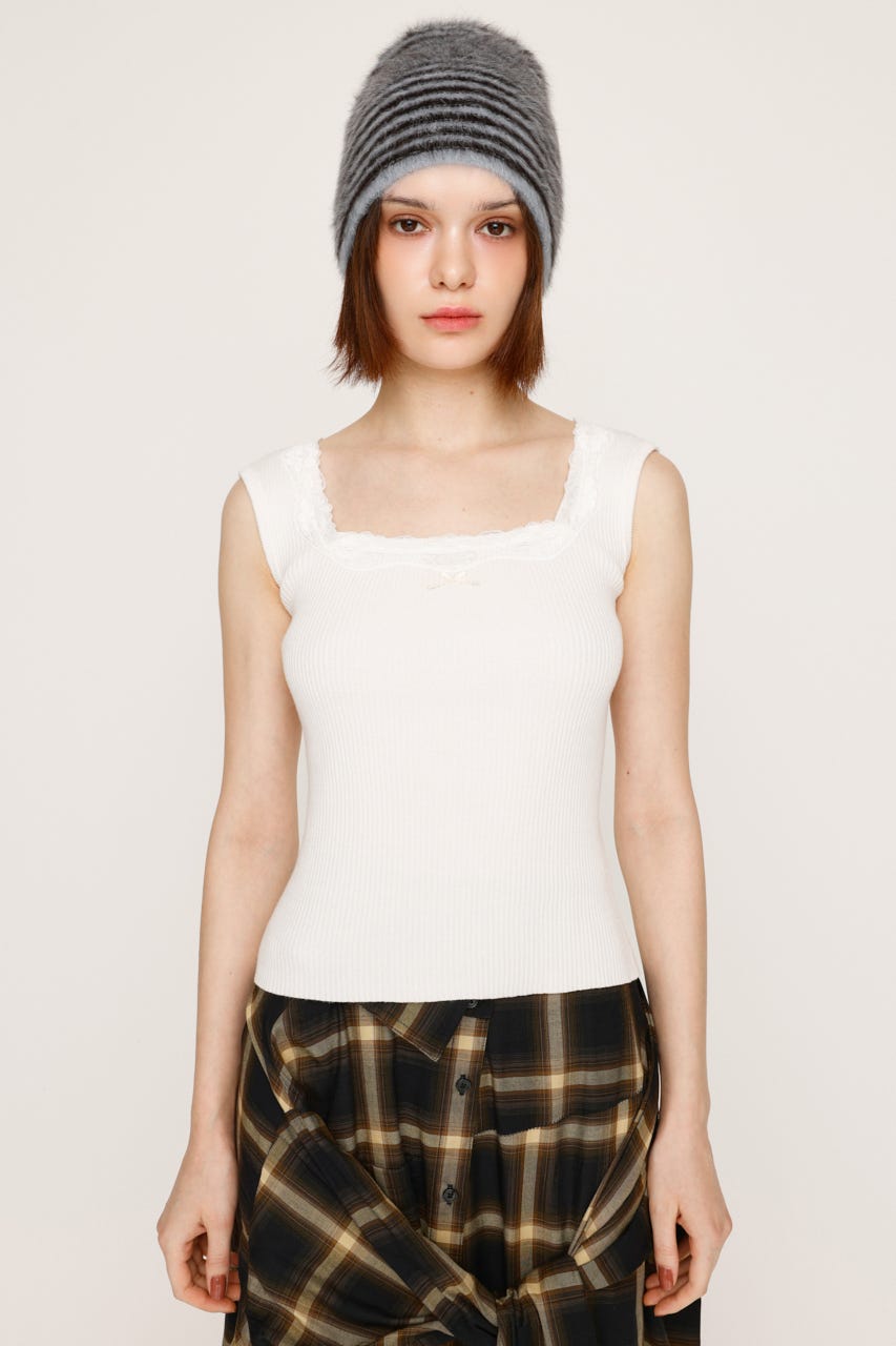 SLY | LACE DOCKING RIB TANK (タンクトップ ) |SHEL'TTER WEBSTORE