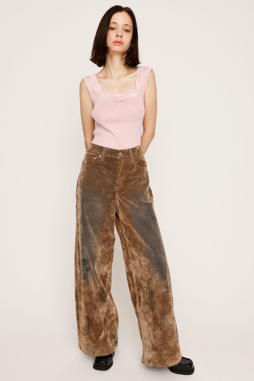 SLY | LACE DOCKING RIB TANK (タンクトップ ) |SHEL'TTER WEBSTORE
