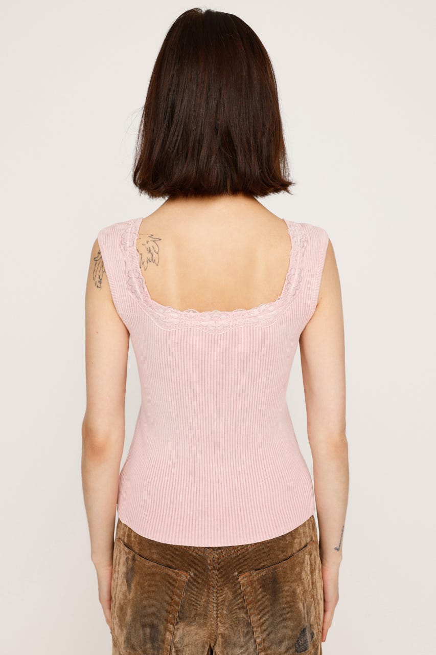 SLY | LACE DOCKING RIB TANK (タンクトップ ) |SHEL'TTER WEBSTORE