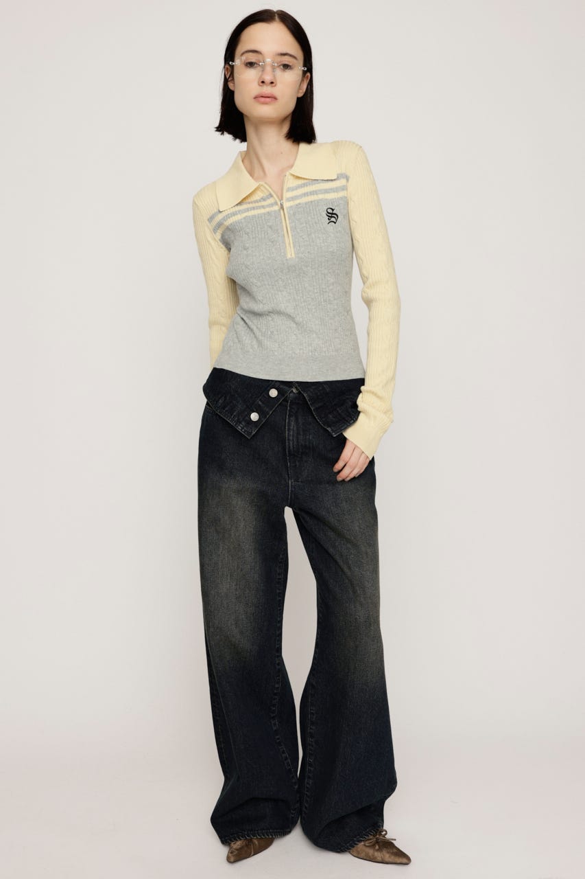 トップス ysk スキッパーSHレイヤード風NT|ems excite | RETRO GIRL ONLINE