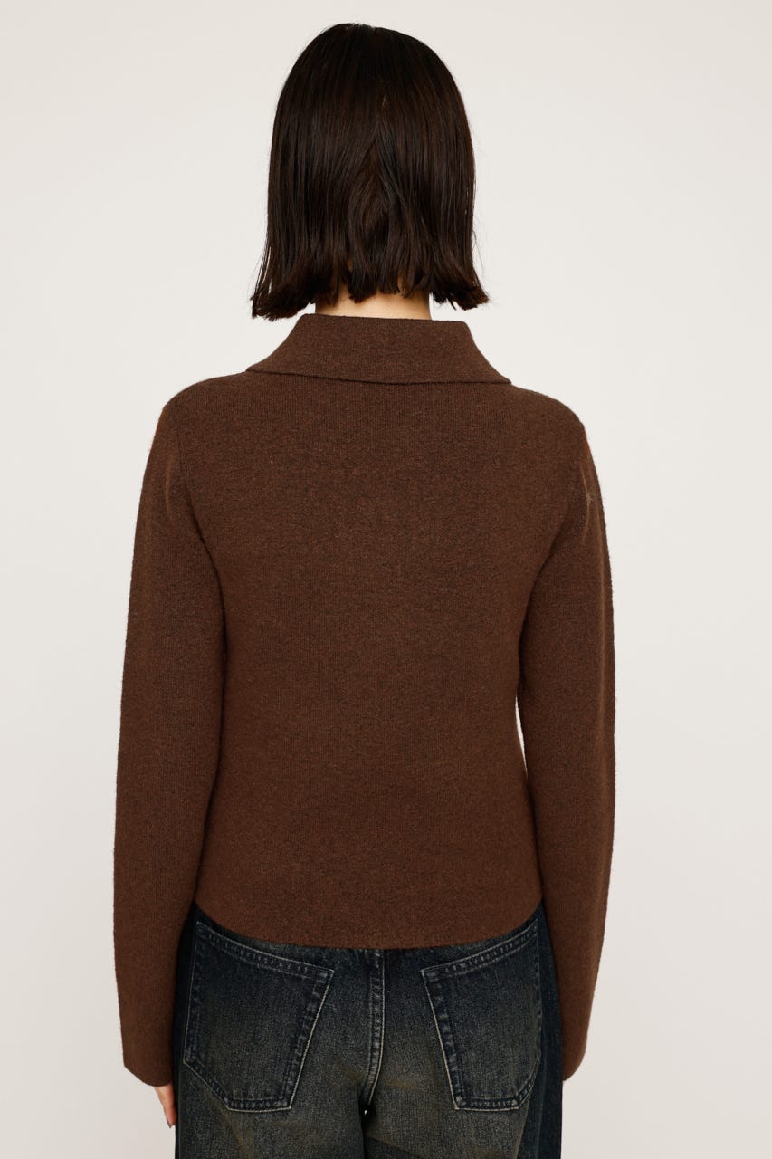 SLY | F／FUR COLLAR KNIT トップス (ニット ) |SHEL'TTER WEBSTORE