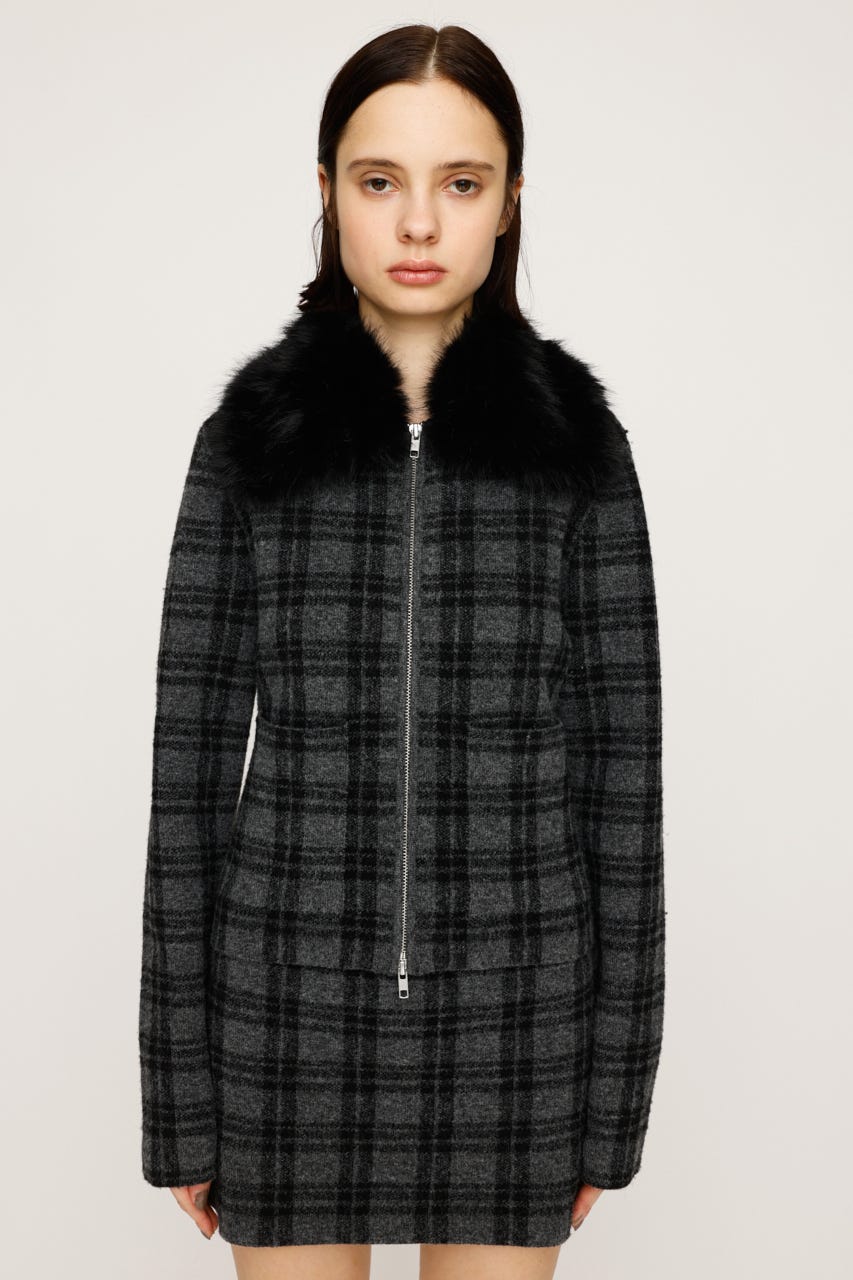 SLY | F／FUR COLLAR KNIT トップス (ニット ) |SHEL'TTER WEBSTORE