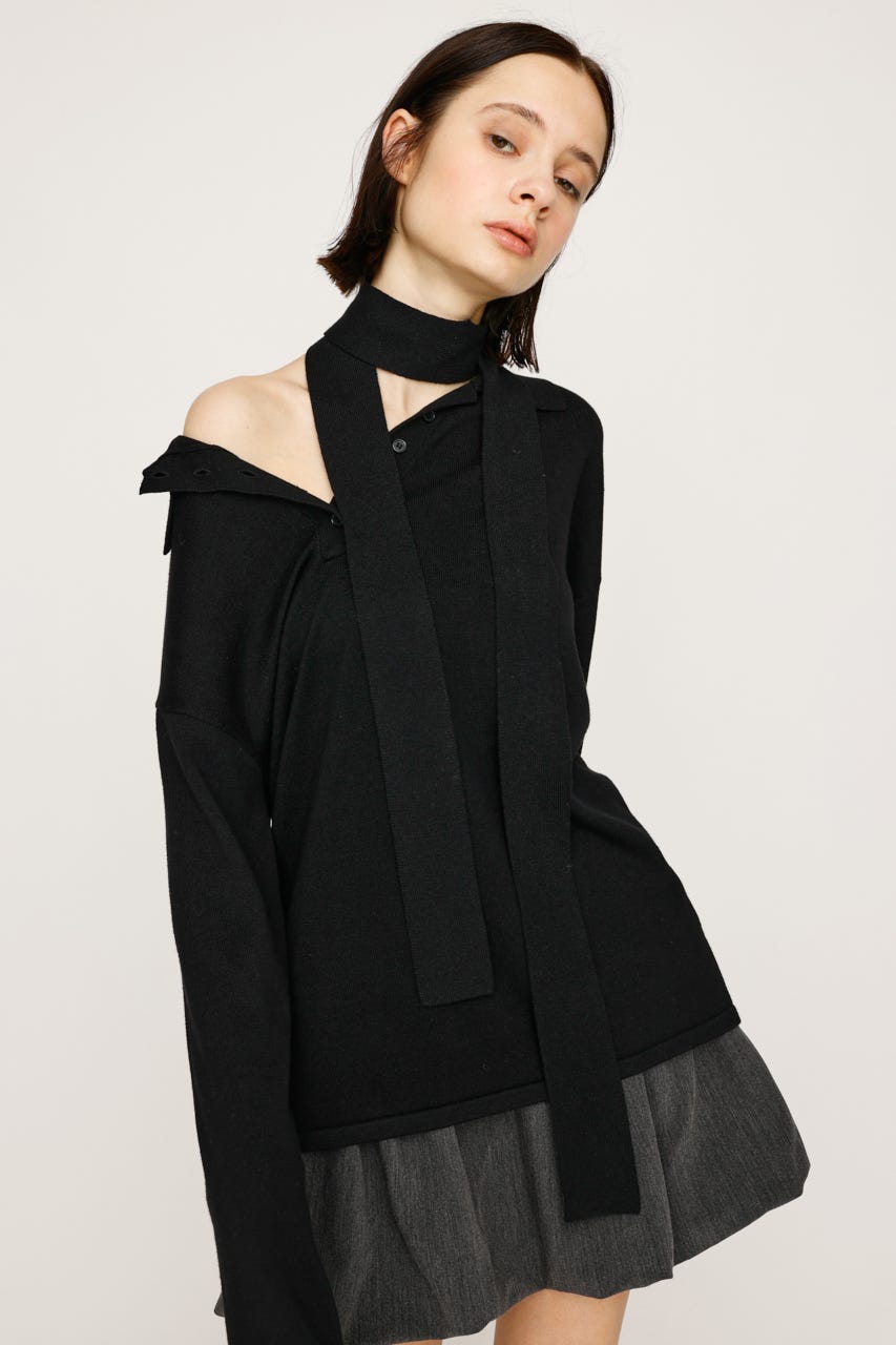 ats22rm様 【リクエスト】 SLY | HG KNIT ASYMMETRY トップス (ニット ) |SHEL'TTER WEBSTORE