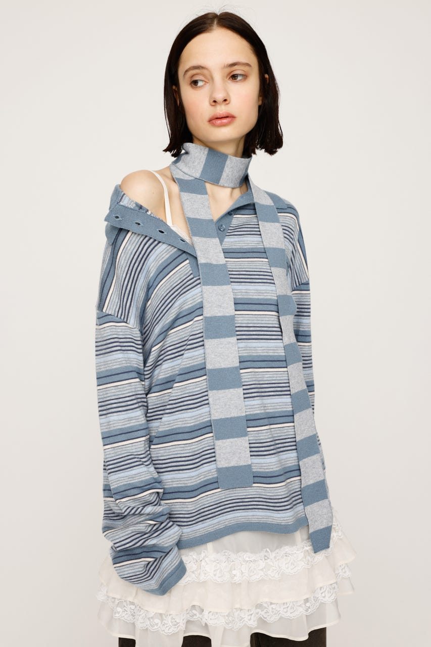 トップス   archive Design knit SLY | 【岩瀬洋志さん着用アイテム】HG KNIT ASYMMETRY トップス