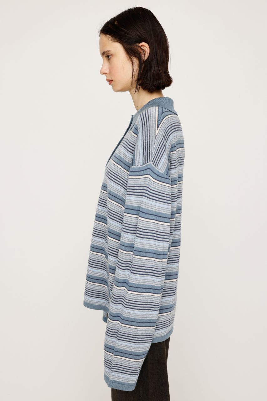 トップスその他 87MM Mmlg EYE TEST HFT ASH GRAY MMLGBD1T080 SLY | HG KNIT ASYMMETRY トップス (ニット ) |SHEL'TTER WEBSTORE
