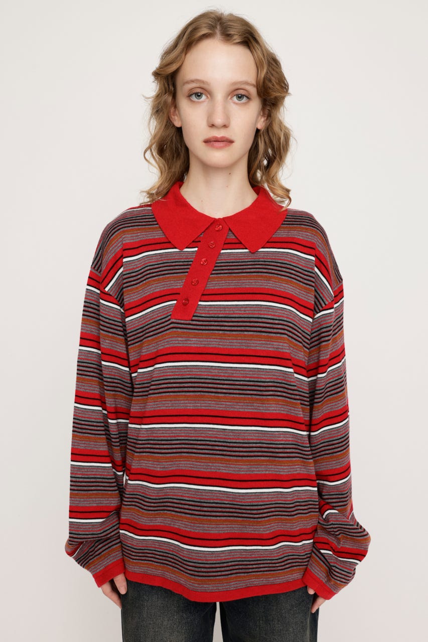 トップス RHUDE checkered knit SLY | HG KNIT ASYMMETRY トップス (ニット ) |SHEL'TTER WEBSTORE