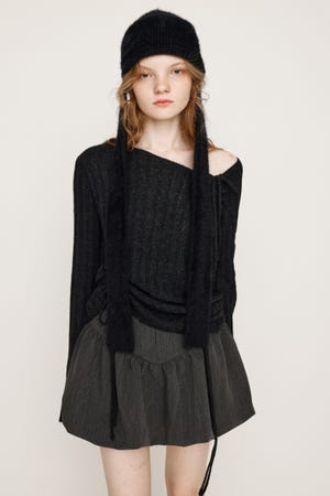 SLY ニットパンツ Sly Skin】Sly Skin KNIT パンツ｜スライの通販｜&mall（アンド