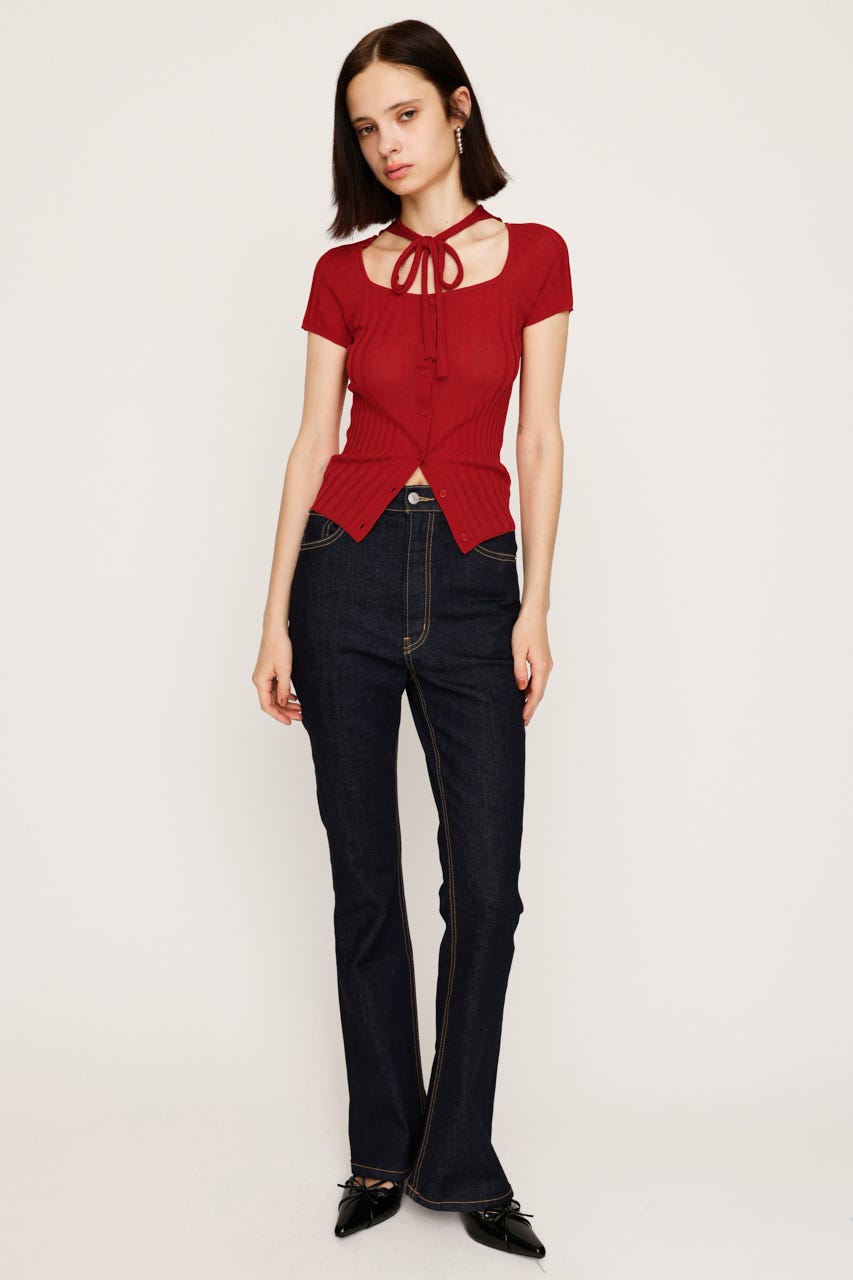 SLY TIE DESIGN HG トップス SLY ニット セーター 「再入荷」TIE DESIGN HG TOPS タイ