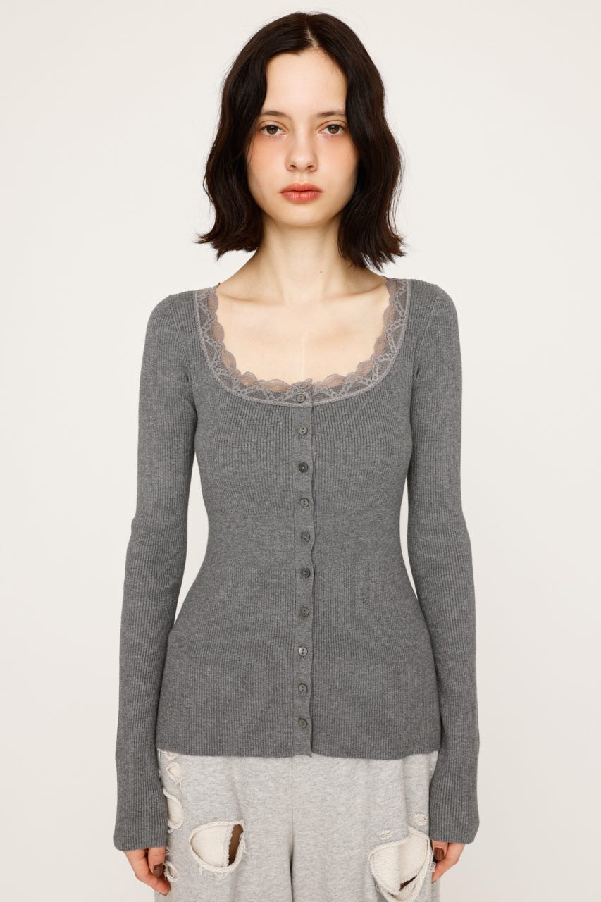 SLY | 【10/9(木)再販開始】【LIMITED ITEM】LACE DOCKING FRONT