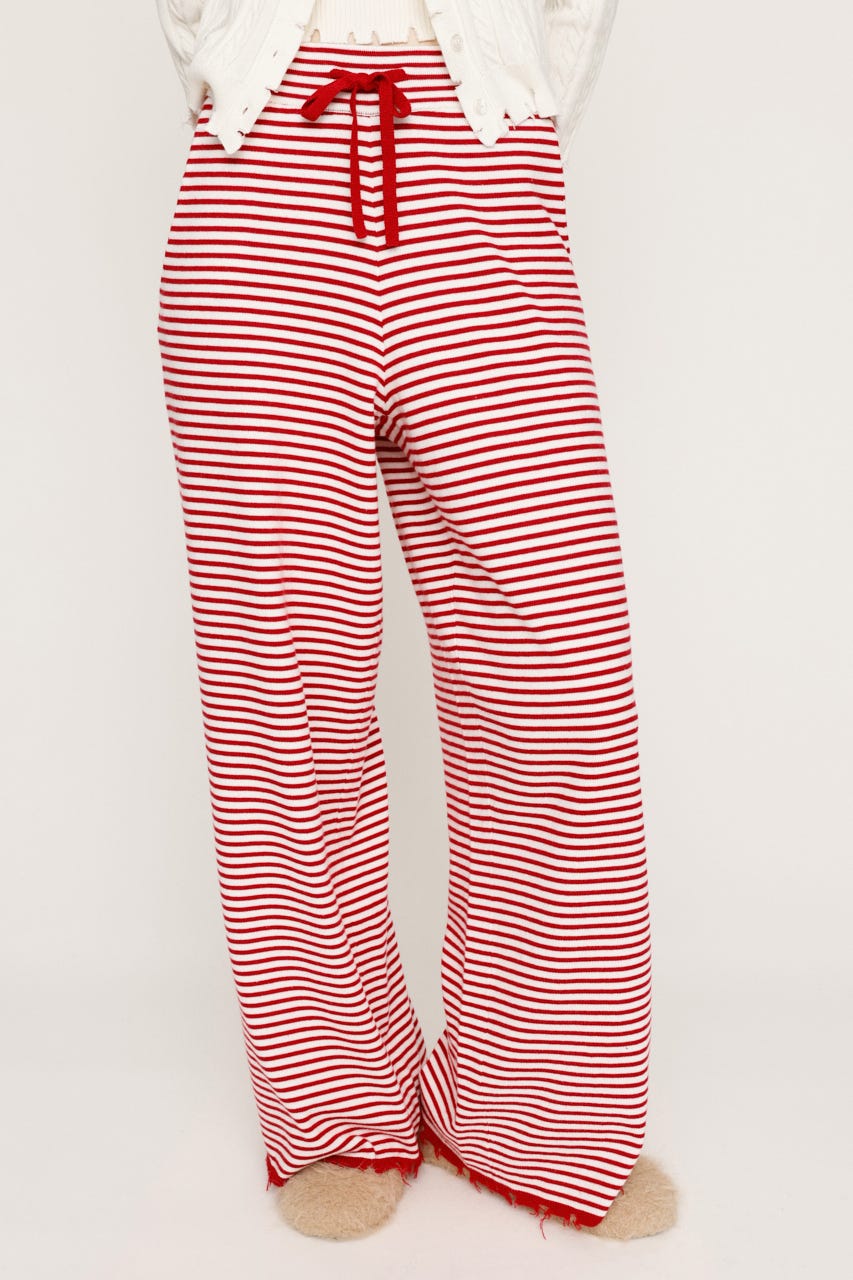 SLY | BORDER KNIT RELAX パンツ (パンツ ) |SHEL'TTER WEBSTORE