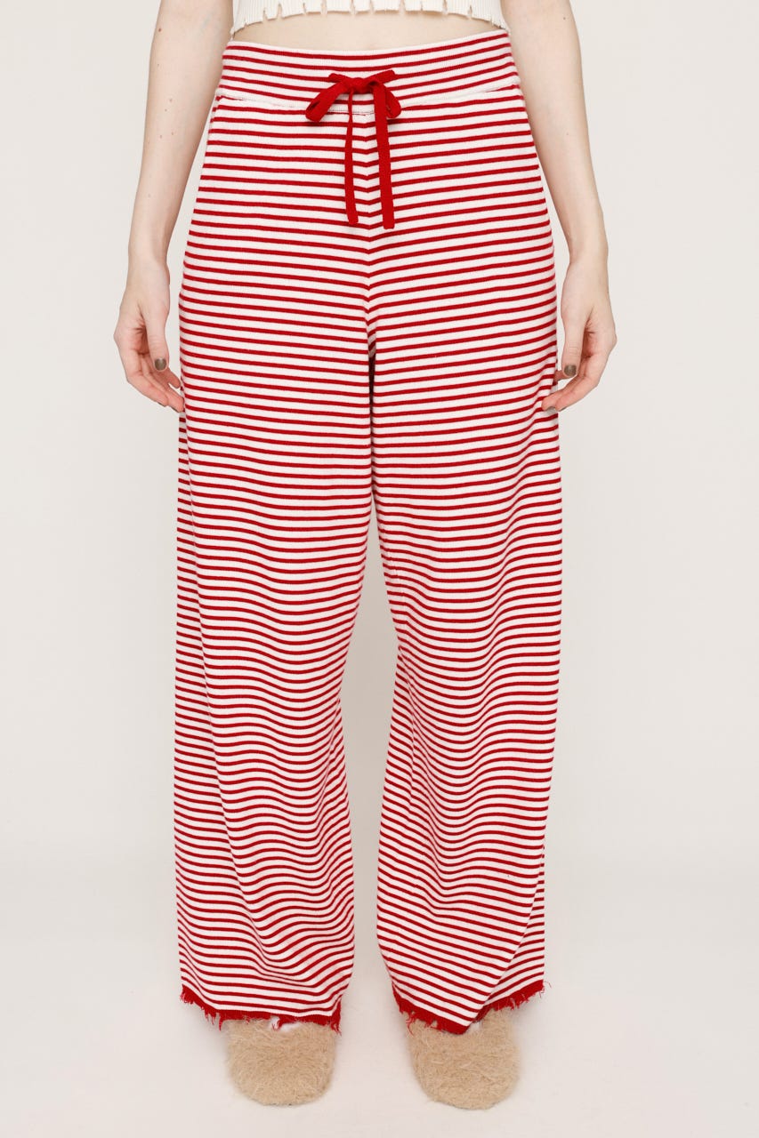 SLY | BORDER KNIT RELAX パンツ (パンツ ) |SHEL'TTER WEBSTORE