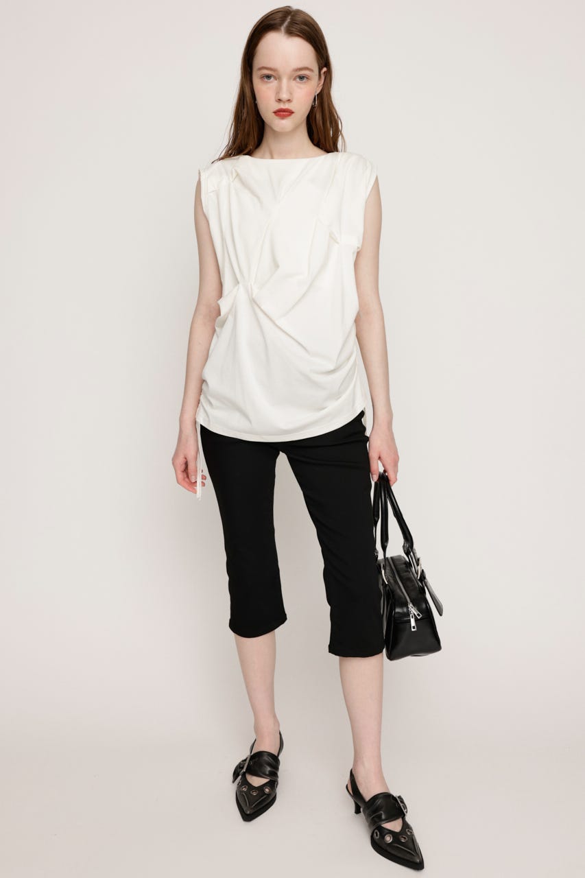 トップス uka SLY | FRILL PUFF CUT トップス (Tシャツ・カットソー(半袖