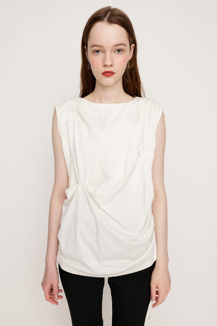 Bella着用TANK AIRトップス半袖 SLY | BOAT NECK TUCK トップス (Tシャツ・カットソー(半袖