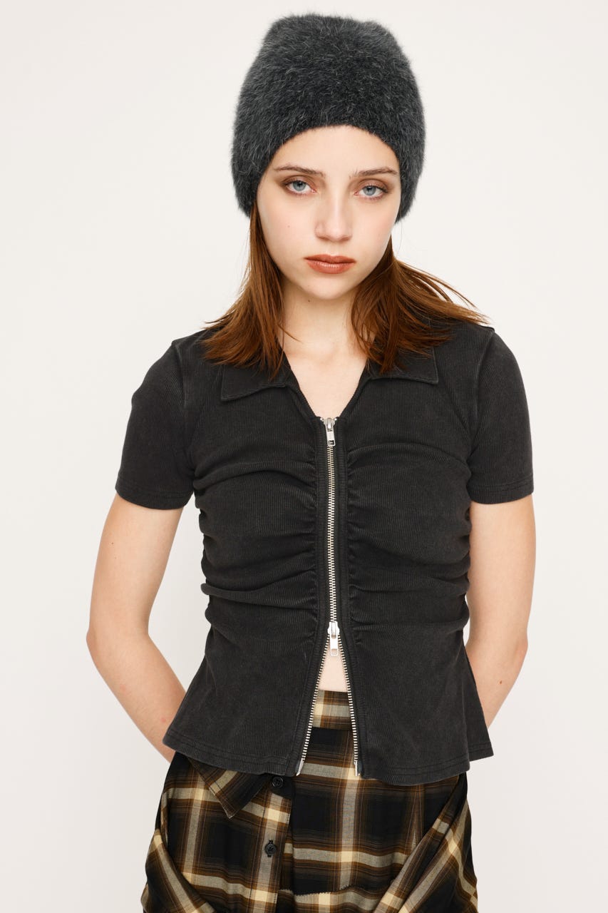 SLY トップス　FRONTZIP 2WAY トップス SLY | FRONTZIP 2WAY トップス (シャツ・ブラウス ) |SHEL'TTER