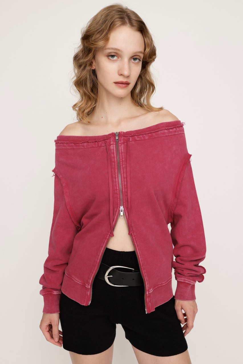 SLY | OFF SHOULDER SWEAT トップス (Tシャツ・カットソー(長袖