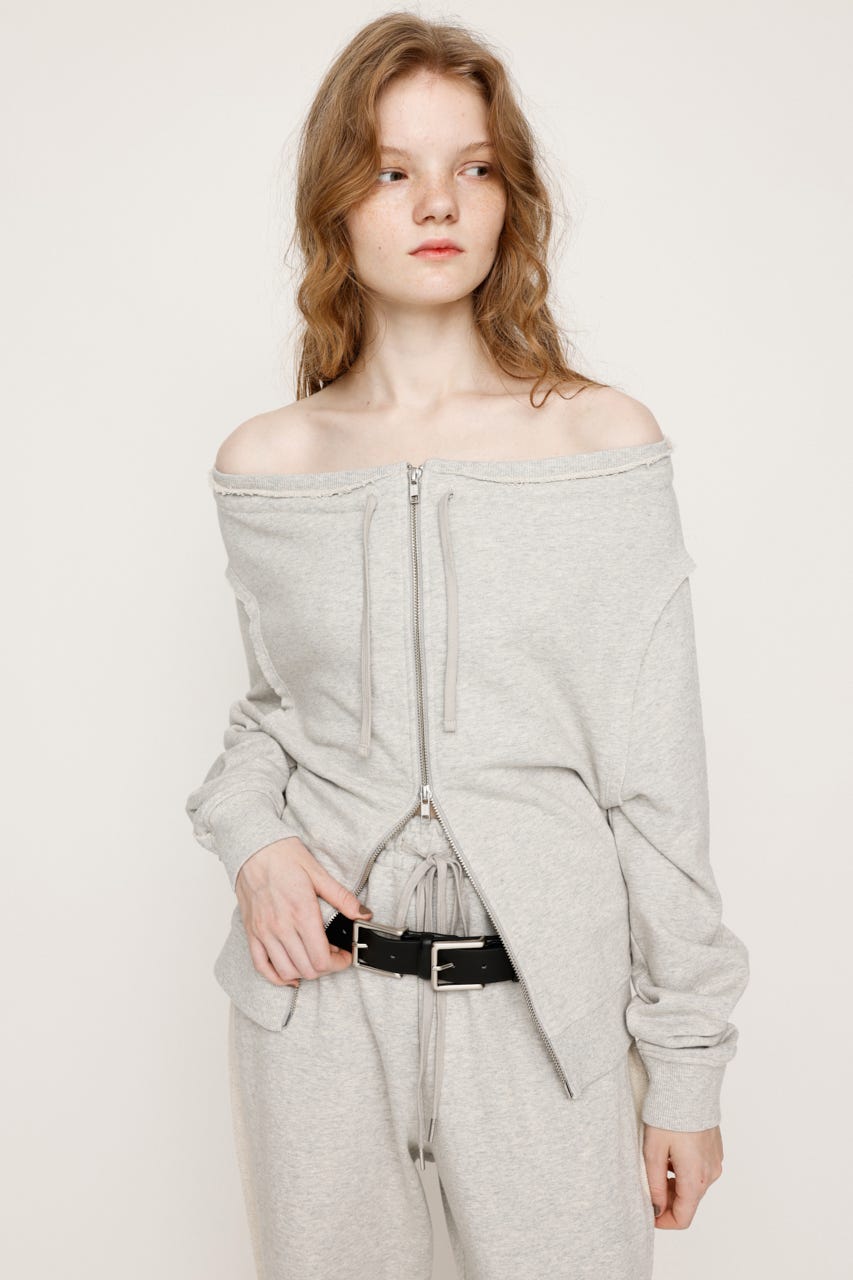 SLY | OFF SHOULDER SWEAT トップス (Tシャツ・カットソー(長袖