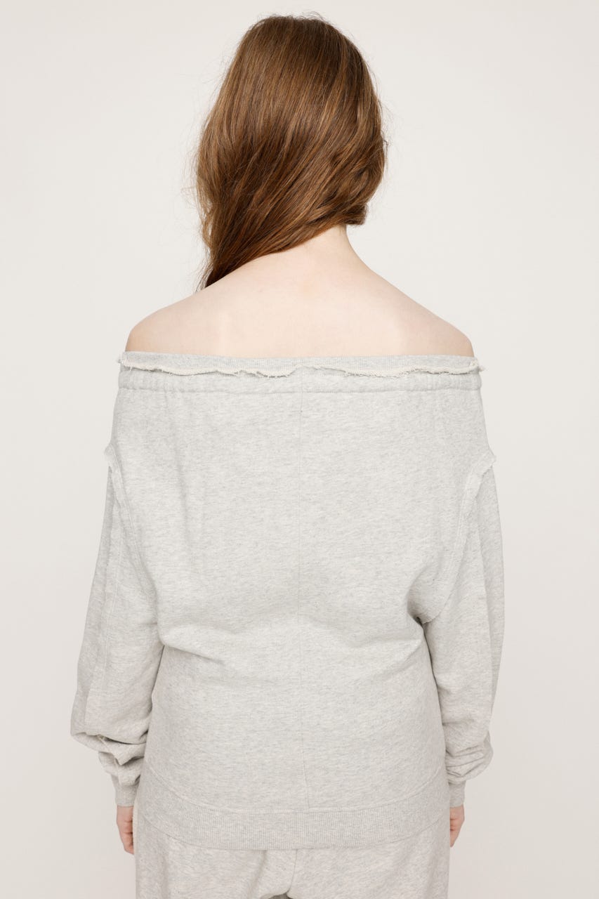 トップス lumi papillon off shoulder top SLY | OFF SHOULDER SWEAT トップス (Tシャツ・カットソー(長袖