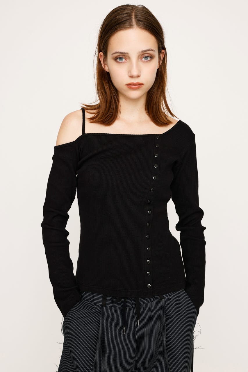 トップス ssss SLY | OFF SHOULDER SWEAT トップス (Tシャツ・カットソー(長袖