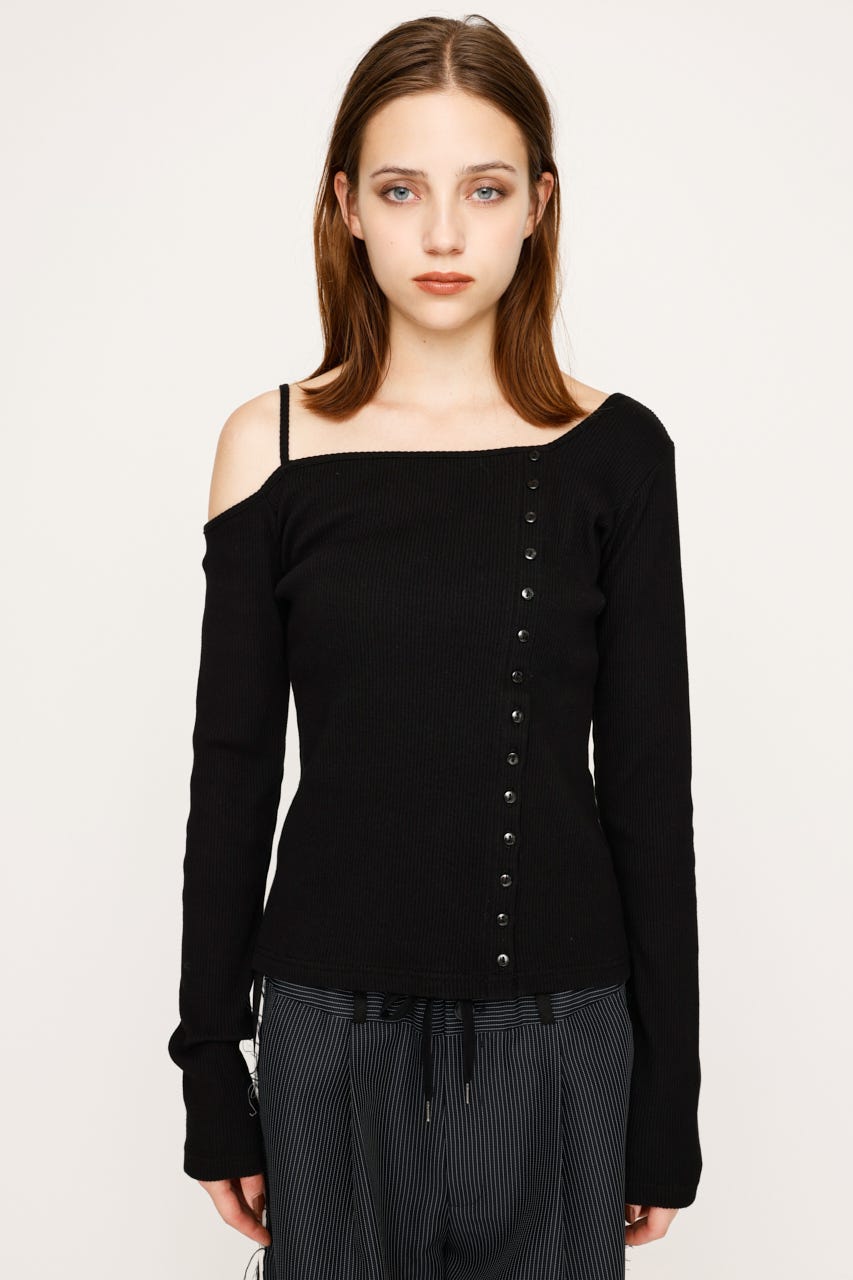 Unoa トップス　S SLY | SQUARE NECK CUT トップス (Tシャツ・カットソー(半袖