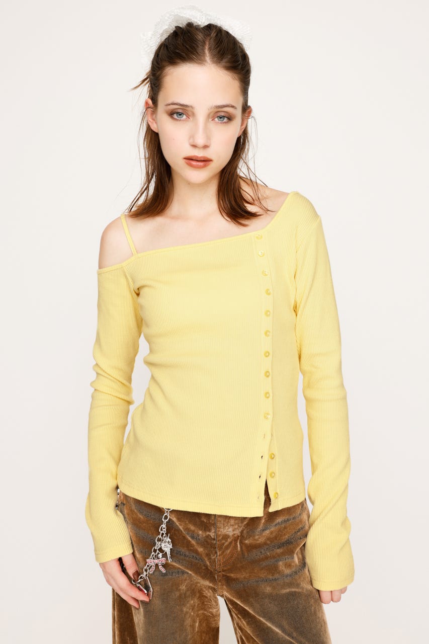 トップス Kei SLY | ASYMMETRY BUTTON トップス (Tシャツ・カットソー(長袖