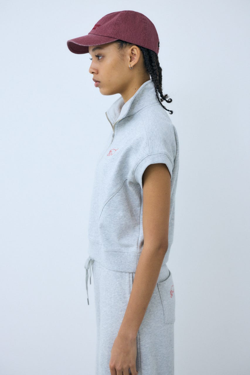 トレーナー スウェット THROW MAYU KAKIHATA SW STAND TOPS 半袖 夏服 レディース THROW by SLY | 【THROW】MAYU KAKIHATA SW STAND トップス