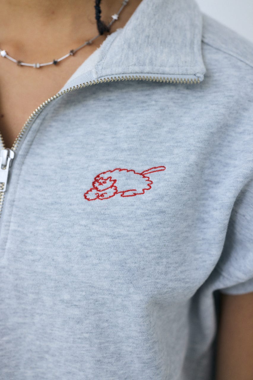 【THROW】16 x THROW OVER WASHED SW トップス THROW by SLY 16xTHROW OVER WASHED SWトップス - トップス特別