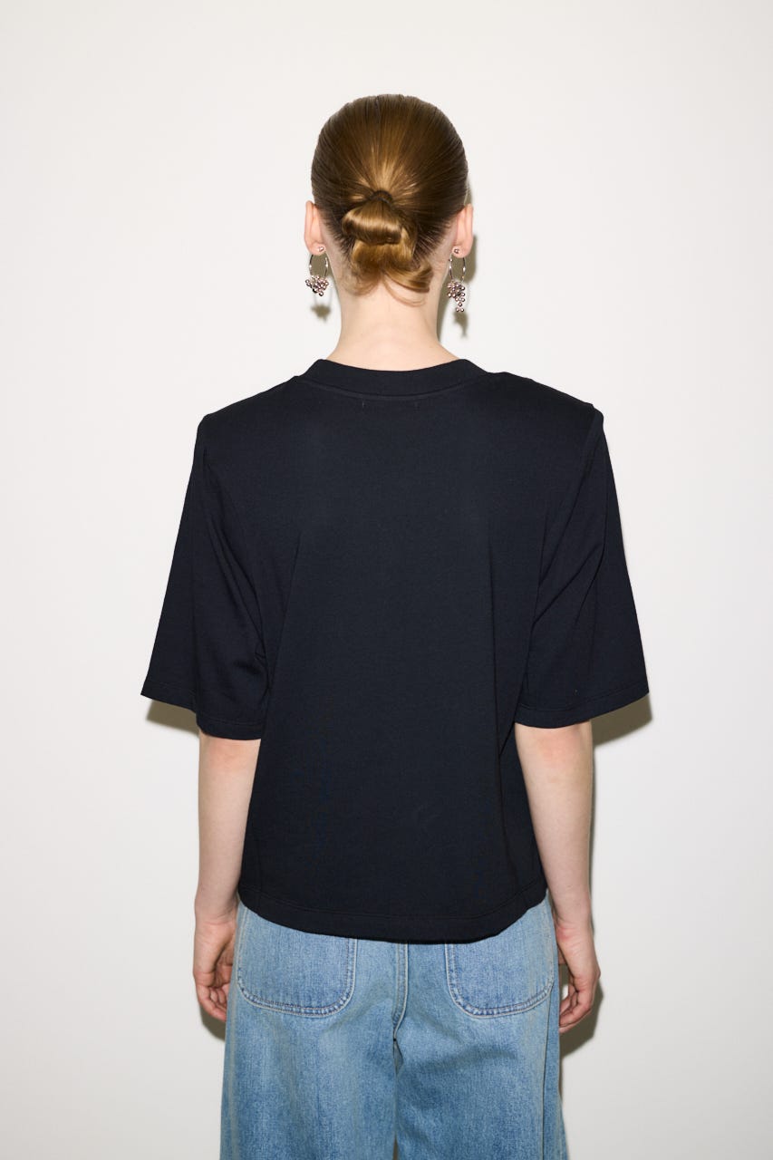 【THROW】PADDED HALF SLEEVE Tシャツ BLK FREE