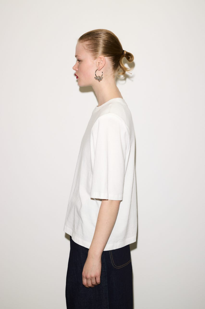 【THROW】PADDED HALF SLEEVE Tシャツ WHT FREE