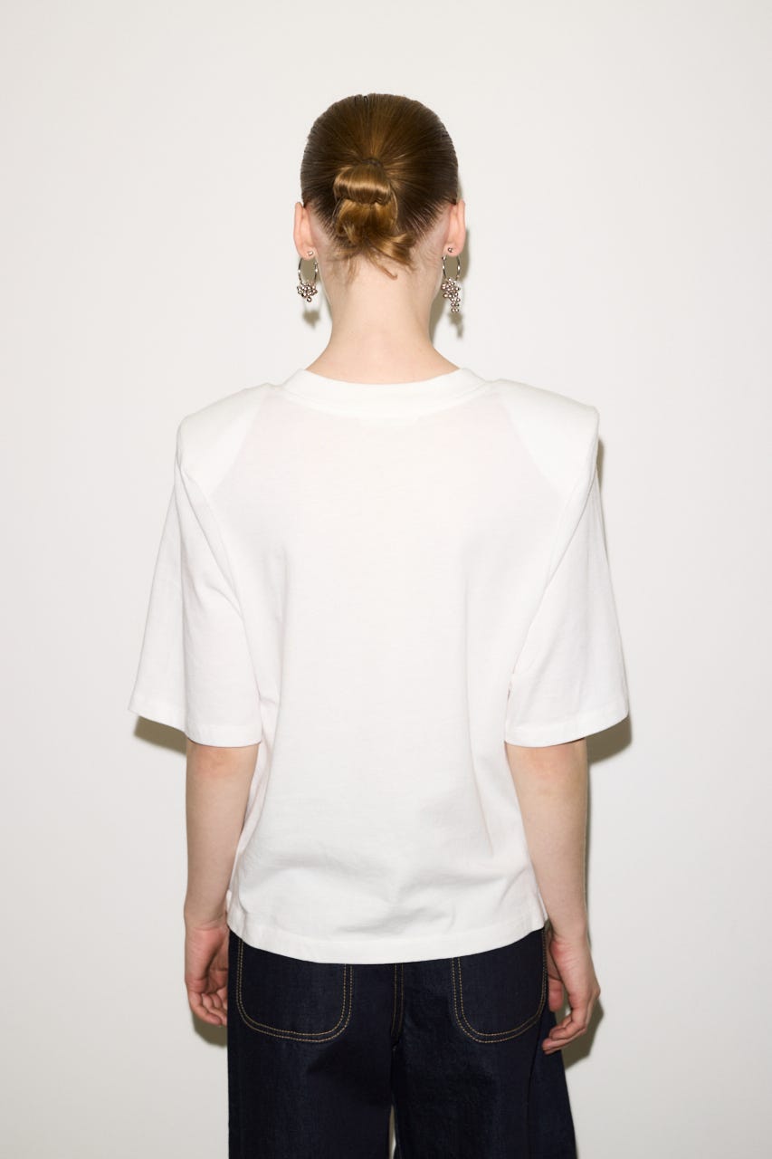 【THROW】PADDED HALF SLEEVE Tシャツ WHT FREE