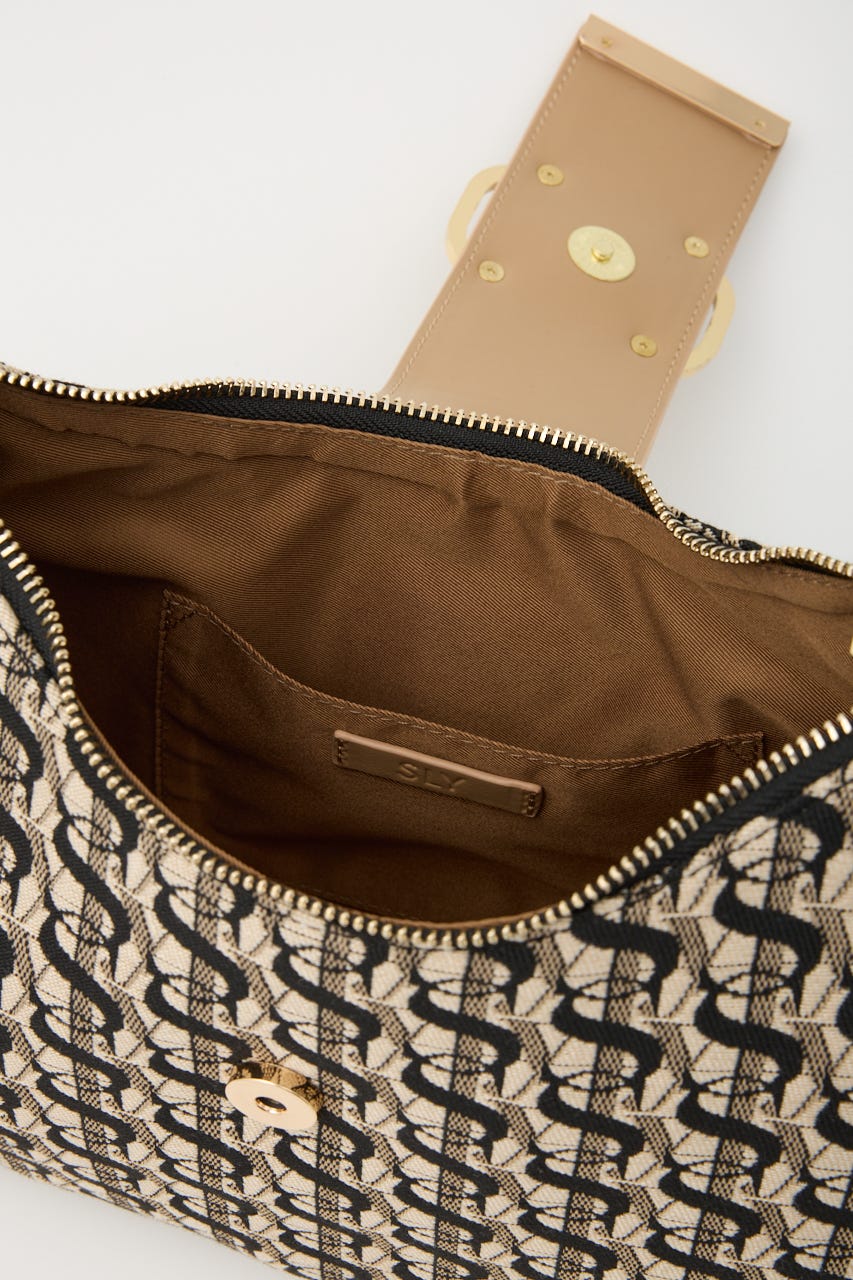 S BADGE BUCKLE BELTED バッグ BEG FREE