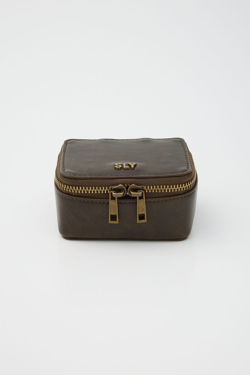 SQUARE MINI ポーチ BRN FREE