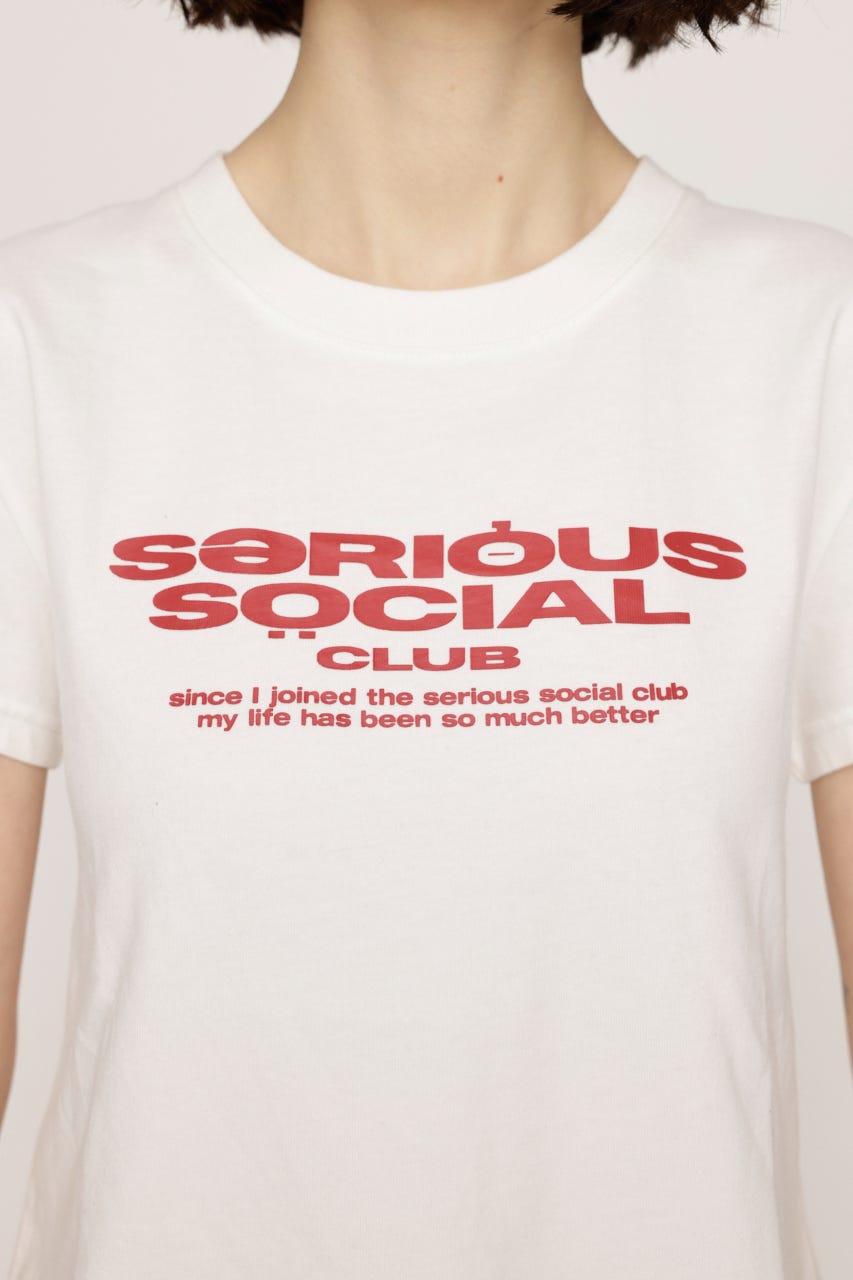 COMPACT LOGO Tシャツ WHT FREE