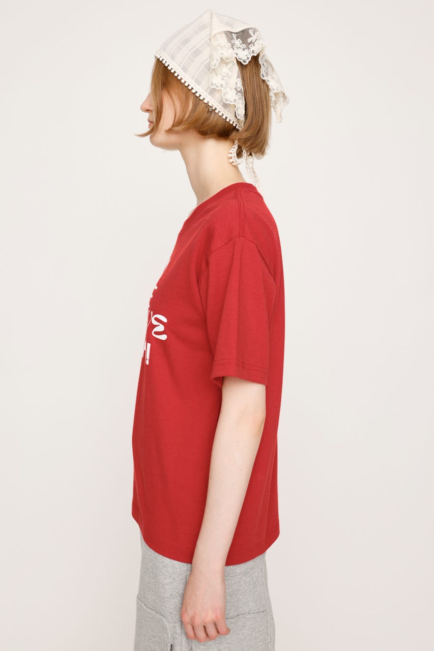 GAI MATTIOLO 売れ筋商品|||ガイ マッティオーロ Tシャツ トップス レディース Tops Red SLY | VARIOUS LOGO PRINT Tシャツ (Tシャツ・カットソー(半袖