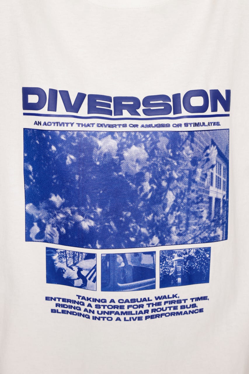 PHOTO LOGO Tシャツ WHT FREE