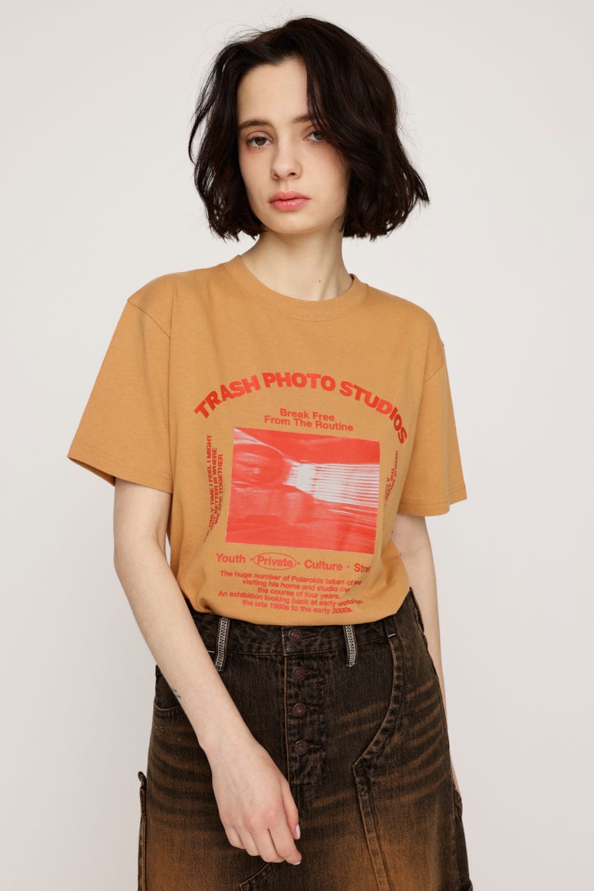 PHOTO LOGO 2SIZE Tシャツ ORG 2