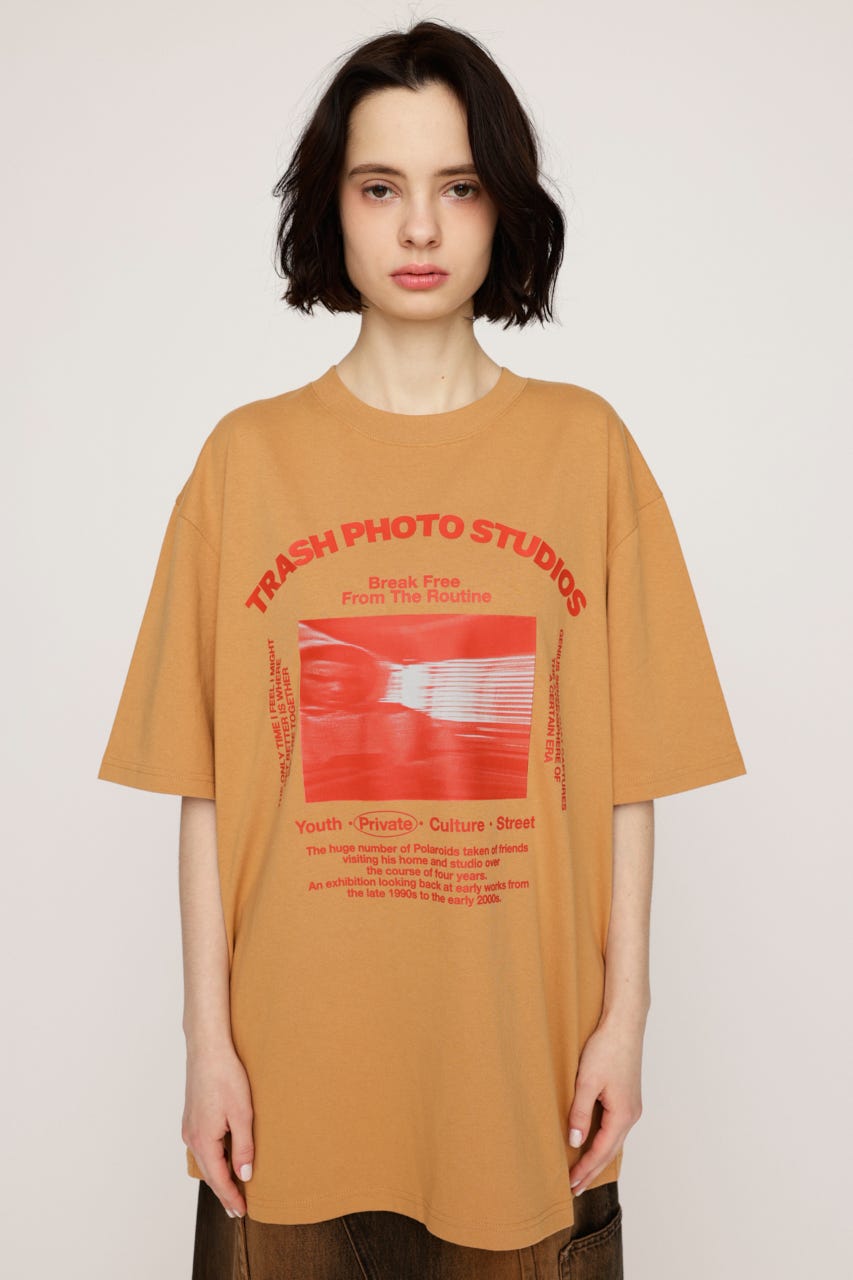 PHOTO LOGO 2SIZE Tシャツ ORG 2