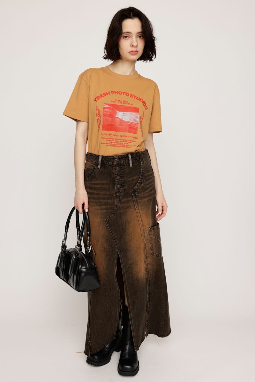 PHOTO LOGO 2SIZE Tシャツ ORG 2