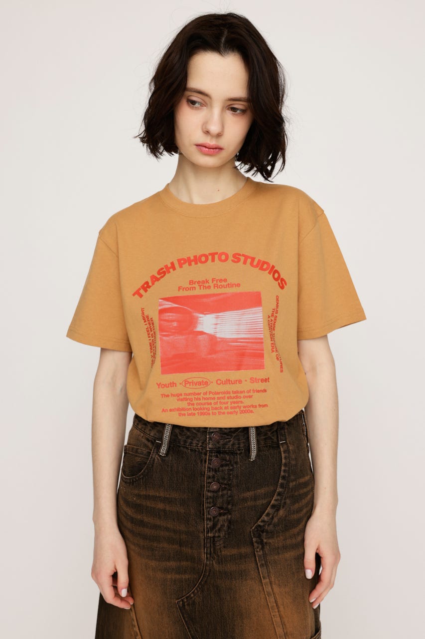 PHOTO LOGO 2SIZE Tシャツ ORG 2