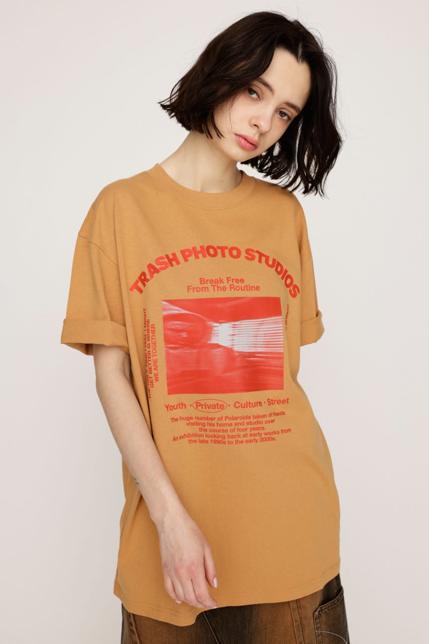 PHOTO LOGO 2SIZE Tシャツ ORG 2