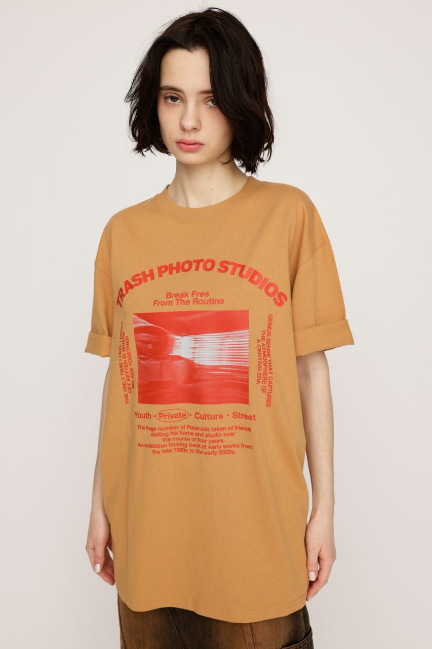 PHOTO LOGO 2SIZE Tシャツ ORG 2
