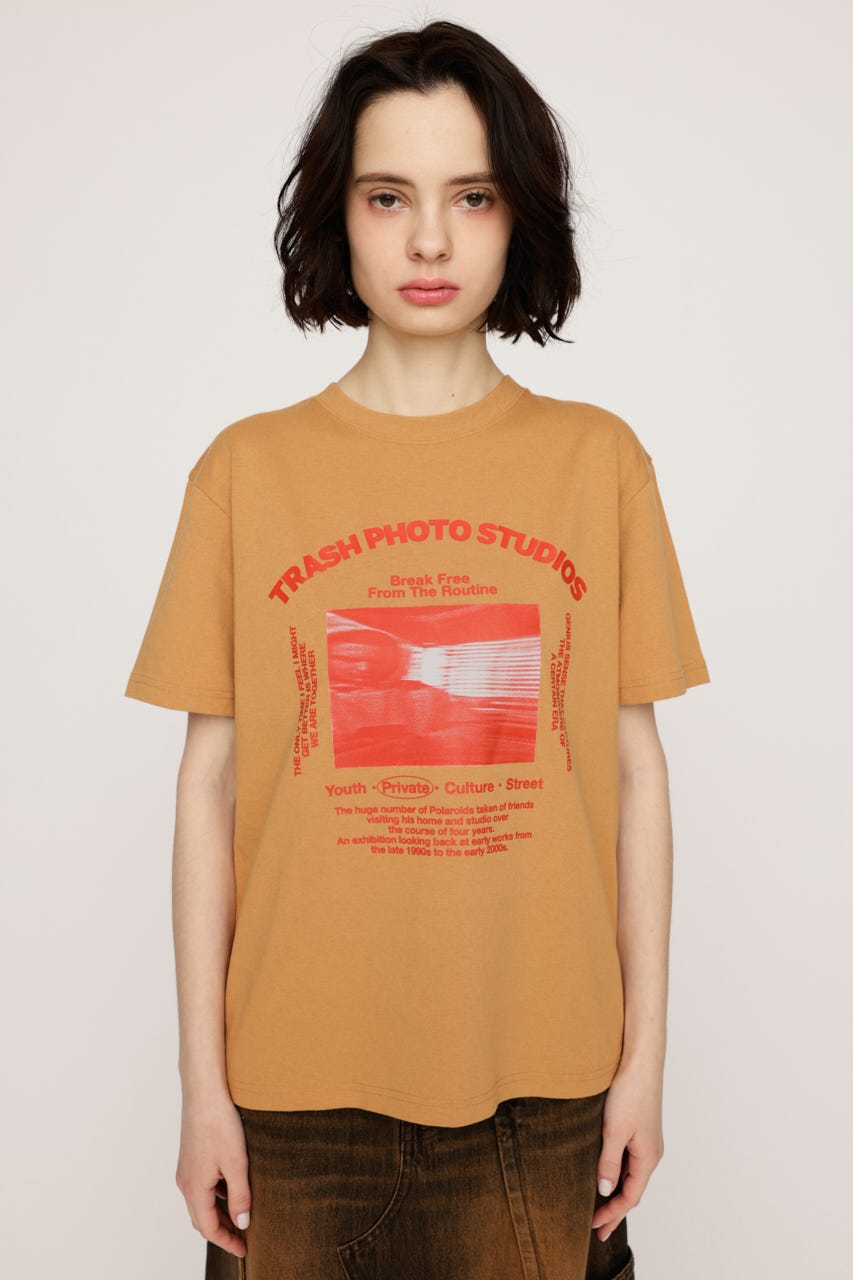 PHOTO LOGO 2SIZE Tシャツ ORG 2